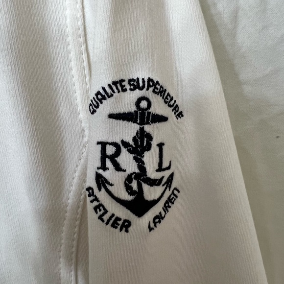 VINTAGE RALPH LAREN LADYS COTTON BUTTON UP, BLAZER SIZE LARGE BEAUTIFUL.… - Picture 7 of 9